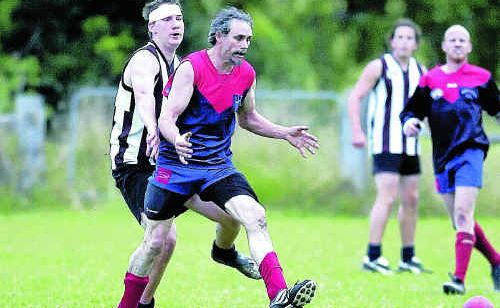 Frank Reid’s Nimbin Demons team’s fall from grace in the SAFL has been closely followed by Coolangatta-Tweed’s exit from the competition. Frank Reid’s Nimbin Demons team’s fall from grace in the SAFL has been closely followed by Coolangatta-Tweed’s exit from the competition.
